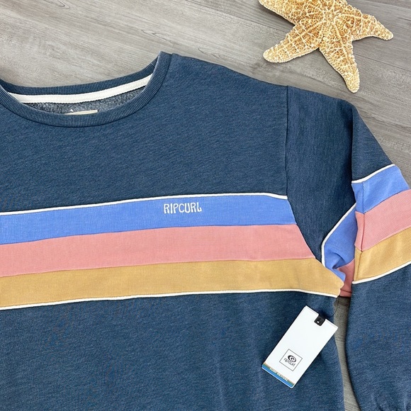🔆RIP CURL🔆 GOLDEN STATE CREW RETRO SWEATSHIRT - Picture 7 of 13